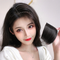 Real hair pad hair root fluffy top of the head hair artifact wig pad hair piece female hair thin invisible