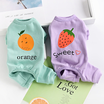 Pet dog clothes cotton four-legged small dog VIP than bear Teddy pajamas spring and autumn thin summer air-conditioned clothing