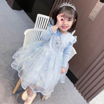 Girls dress autumn dress Assa princess skirt children autumn 2021 New Net red baby spring autumn