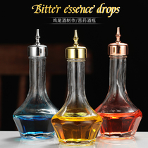 Japanese-style bitters Absinthe bottles Medicine bottles Bitters Glass bottles Bar bartending tools Bar cocktail dripper bottles