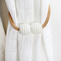 Window curtain knot tie buckle magnetic tie rope curtain buckle strap a pair of Nordic binding decoration buckle