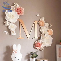 Flower wall background wall Net red window decoration props indoor large wedding layout simulation manual three-dimensional big paper flower