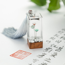 (Xiangyang) Lleus souvenir original baby hair creative gift baby fetal hair umbilical cord deciduous teeth seal