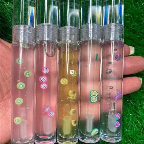 Diy Lip Gloss Decor Lipstick Base Gel Fruit Sliller