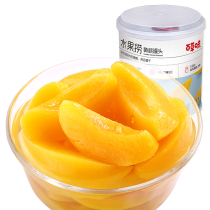 Fruit fishing 312g * 2 cans of fresh fruit yellow peach mixed candied snacks