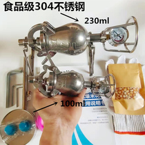 304 stainless steel mini-old popcorn machine grain amplifier net red popcorn machine miniature popcorn machine