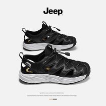 jeep gip kit Baotou sandals mens 2022 new summer outwear non-slip casual sports beach mens cave shoes