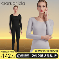 clarkarida thermal underwear ladies suit plus suede thickened heat-free develvet autumnilly autumn-pants woman autumn and winter