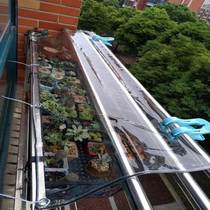 Transparent thickness fuel cloth punched rain and waterproof plastic cloth window balcony household farm covering greenhouse film outdoor