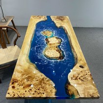 2 m epoxy table marine light lavish furniture river table designer tea table tea table 3 m tea table solid wood