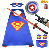 Halloween childrens costumes superhero figures cloak cloak boys boys show costumes props