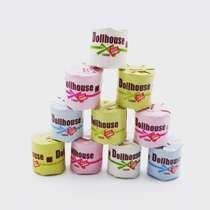 DOLLHOUSE ova house microcovets play scenario OB11 soldiers Little cloth dolls accessories Mini paper towels