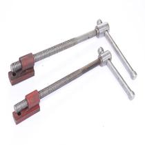Platform vise accessories screw nut flat pliers accessories t-shaped wire rod threaded vise rocker rocker fixing screw