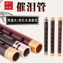 Tube instruments beginners D Adult Gold Plated Stirrups Pipe Black Sandalwood Children Newhand Starter professional G