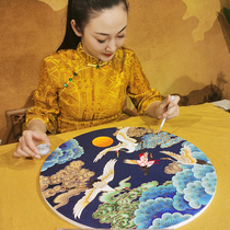 Songhe Yannian cloisonne cloisonné enamel diy material bag light luxury porch decorative painting good moral handmade