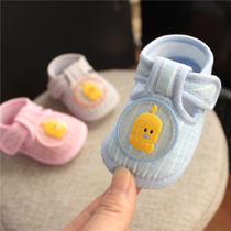 00 Spring and Autumn Summer 1 year old male 6 months female treasure baby shoes baby toddler soft bottom cloth shoes Children single shoes