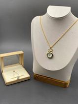 MIKIMOTO MIKIMOTO new Gold mother-of-pearl quartz pocket watch Sweater chain Co-produced by Japan Airlines