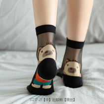 5 Double Seasons Sox Children Korean version of the cylinder cotton bottom silk stocking anti-seduces sweat-resistant and resistant to wear high waist women socks