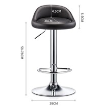 Huakai Star bar chair Bar stool Business rotating lifting high chair Bar chair Reception chair Front desk chair