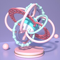 Manhattan handheld ball baby toys newborn baby training 4 grasp puzzle 2 Three 3 a 6 months or more