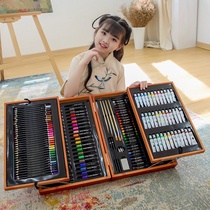 Primary School students watercolor pen brush stationery childrens painting learning set painting gift tools painting art supplies