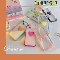 Classic Hao minimalist transparent anti-fall shell applicable iPhone13 Pro Max Apple 11 mobile phone shell 12 female X XS new color XR soft 13PRO composite rim iP