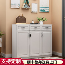 Eurostyle entrance shoe cabinet doorway large capacity minimalist modern outside aisle integrated by wall multilayer shoe rack