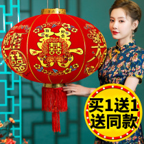 Happy character Red Lantern wedding outdoor wedding waterproof door decoration wedding lantern festive outdoor hanging decoration