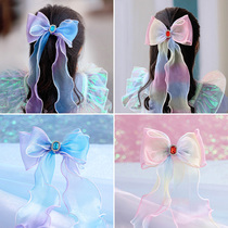 Childrens Pony Tail Headgear Ribbon Frozen Girl Aisha Princess Cute Head Rope Hairhairclip Hair Hair
