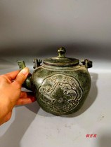 Copper Kettle Pure Copper Old-fashioned Kettle Antique Bronze Paste Making Old Pot Living Room Office Decorative Ornaments