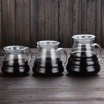 Coffee pot cloud pot water brewing pot coffee pot hand glass pot glass coffee pot glass tea pot