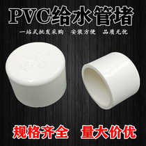 PVC pipe cap plug cap cap adhesive plastic water supply pipe fittings 20 25 32 40 50 63 75