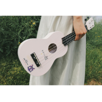 Cartoon ukulele 21-inch beginner cat childrens beginner girl wooden guitar
