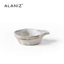  Alaniz King-Longtan dipping dish flavor dish Household hot pot dipping bowl Ceramic soy sauce dish vinegar dish seasoning dish