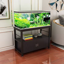 Steel and wood new fish tank bottom cabinet metal bottom frame base stainless steel grass tank fish tank shelf Wrought iron custom fish tank cabinet