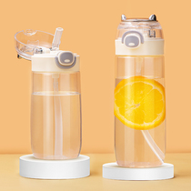 tritan water cup female adult maternal sippy cup cute student Children Summer 2020 New Tide Cup portable