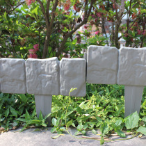 Gardening imitation brick T-shaped fence free assembly plastic anti-corrosion courtyard guardrail outdoor fence household small fence
