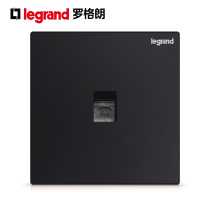 TCL Rogrand switch socket panel Type 86 one telephone voice socket wall socket Yijing Carbon Black