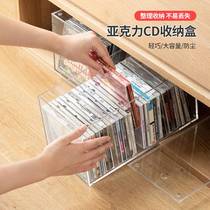 Japanese household dvd disc cd box acrylic disc container box plastic album game disk storage frame