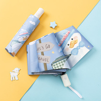 Automatic sunny Umbrella dual-use female folding sun umbrella sunscreen Anti-UV shading umbrella Katinins wind high face value