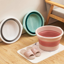 Foldable foot tub home space-saving plastic massage foot basin over the calf over the knee