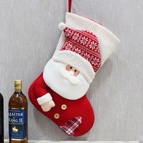 Christmas Socks Gift Bags Big Number Santa Socks Gift Bags Children Small Gift Bags Candy Bag Holiday Decorations