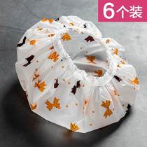 Hood Child Cooking with Kitchen Cooking Belt COOKING WEAR WATERPROOF AND ANTI-OIL SMOKE FOR HOME LADIES  HAN VERSION BAOTOU TO PREVENT HAIR LOSS