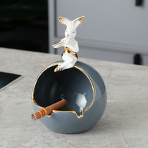 Nordic creative astronaut ashtray anti-fly ash personality simple home living room decorations office table ornaments