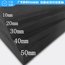 Spot 45 degree eva foam material black and white cos props making foam sheet packaging fish cylinder gasket lining