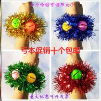 June 1 Childrens Day Wrist Flower Kindergarten games props Dance bracelet bell Cheerleader performance bracelet flower