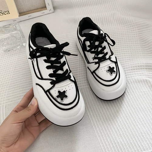 Летняя оригинальная белая обувь на платформе, кроссовки для отдыха, коллекция 2023