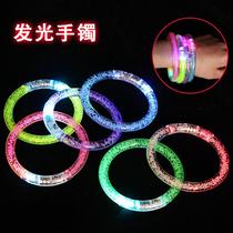 Acrylic flashy bracelet ornament Night luminous bracelet Fluorescent Stick Party Bassist Props Children Toys