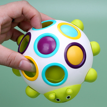 Baby finger Fine Action baby child hole ball rattle 0-1 year old baby early education educational toy 6 months