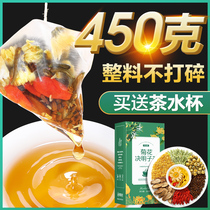 Chrysanthemum wolfberry cassia seed tea burdock root osmanthus honeysuckle tea combination with stay-up liver tea bag